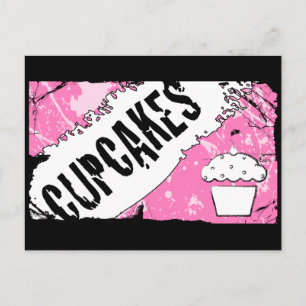 yummy crumbs cupcakes postcard