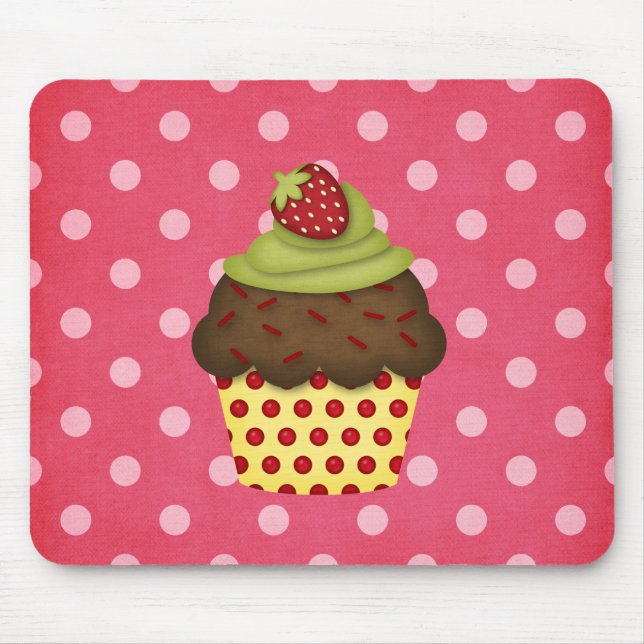 yummy cupcake mouse pad (Front)
