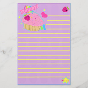 Yummy Cupcake Stationery