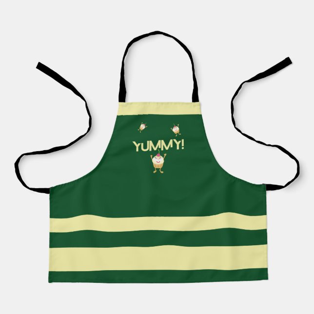 Yummy cupcakes  apron (Front)