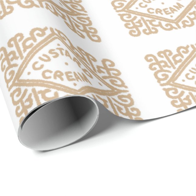 Yummy custard cream biscuits wrapping paper (Roll Corner)