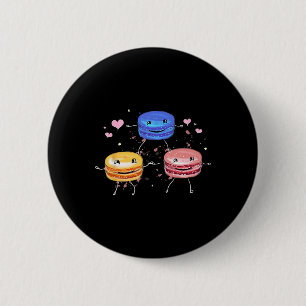Yummy Cute Cheerleading Macaroon Gift 6 Cm Round Badge