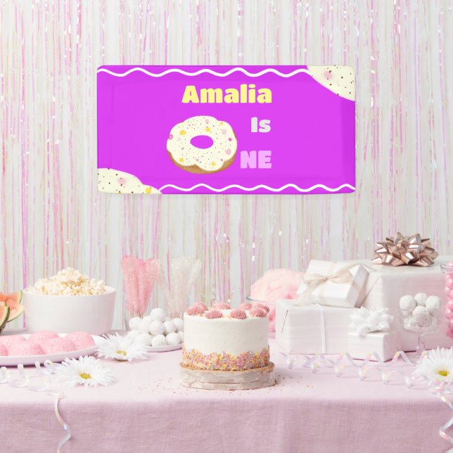 Yummy doughnut banner (Party)