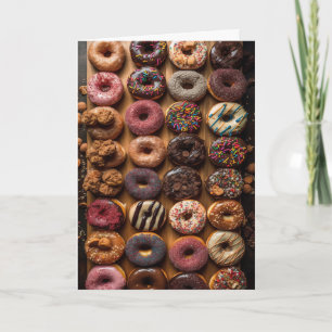 Yummy Doughnut Fun - Blank Inside - Card