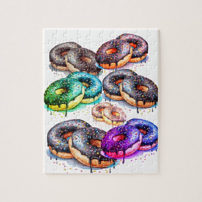 (yummy) doughnut jigsaw puzzle (Vertical)