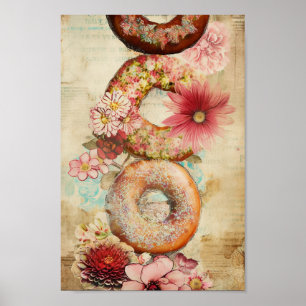 Yummy Doughnuts Poster