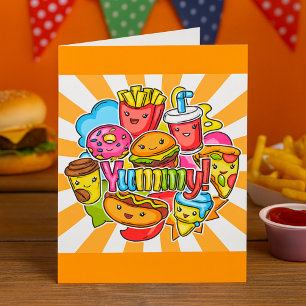 Yummy Fast Food Card