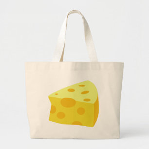 Yummy Food - Cheese Large Tote Bag