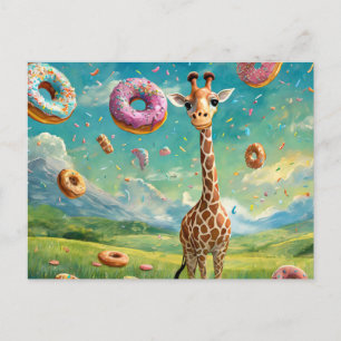 Yummy - I love doughnuts Postcard