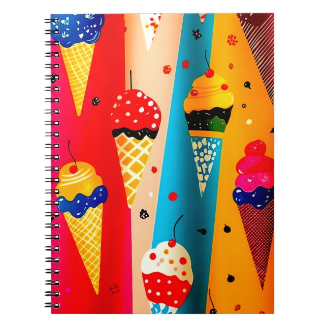 Yummy Ice Cream Notebook (Front)