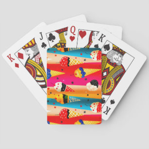 Yummy Ice Cream Playing Cards