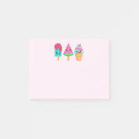Yummy Ice Cream Trio Summer Vibe