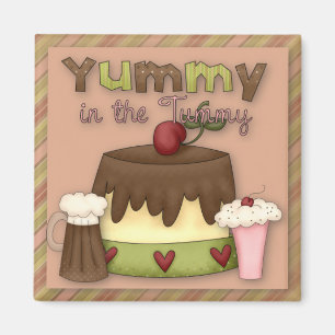 Yummy in the Tummy Sweet Treats Magnet