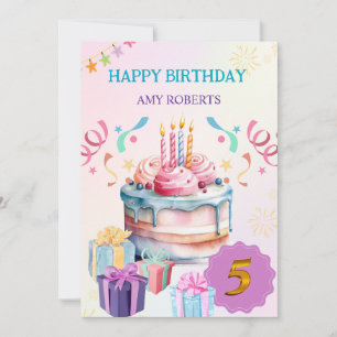 Yummy Kids Birthday Card
