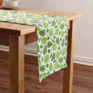Yummy Leaves Short Table Runner