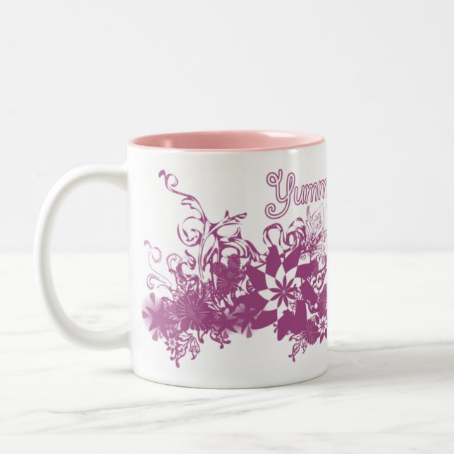Yummy Mommy Two-Tone Coffee Mug (Left)