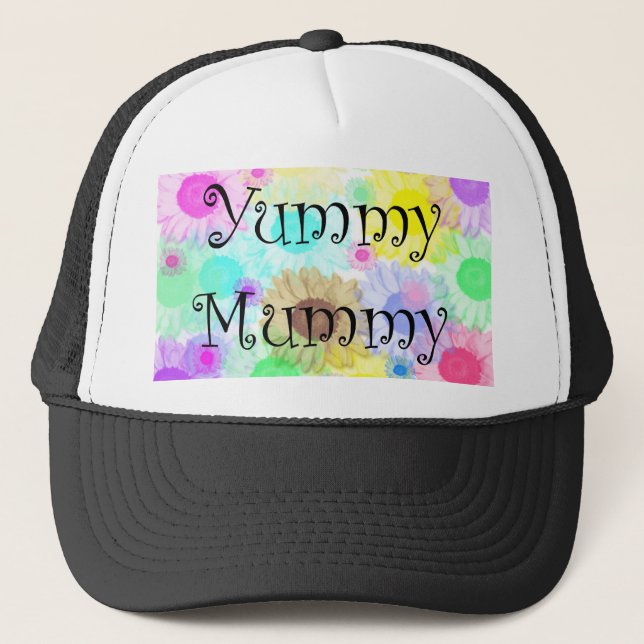 yummy mummy flowers cap (Front)