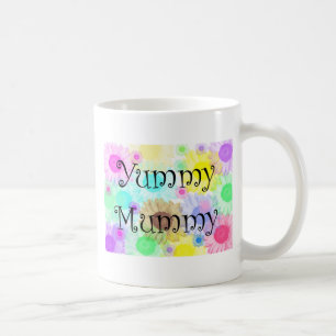 yummy mummy flowers coffee mug
