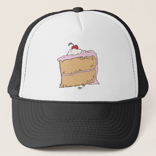 yummy piece of cake trucker hat (Front)