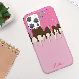 Yummy Pink Icing Ice Cream Drips Case-Mate iPhone Case