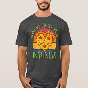 Yummy pizza pie snacks mozzarella cheese savory di T-Shirt
