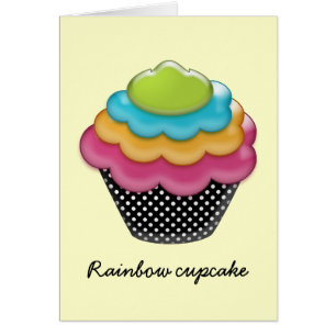 yummy rainbow cupcake