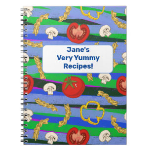 Yummy recipe book to personalise for the cook
