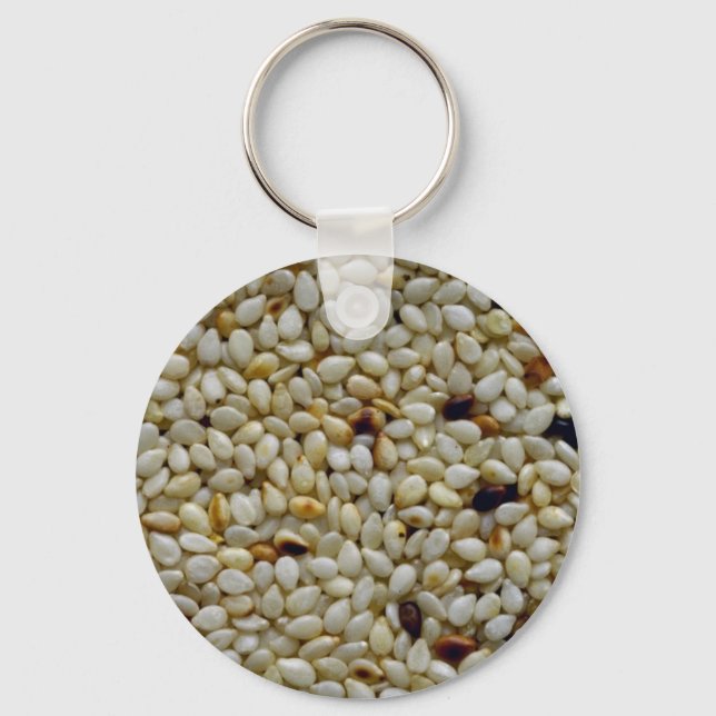 Yummy Sesame seeds Key Ring (Front)