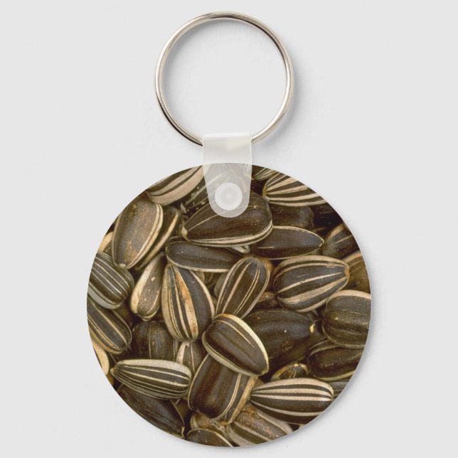 Yummy Sunflower seeds Key Ring (Front)