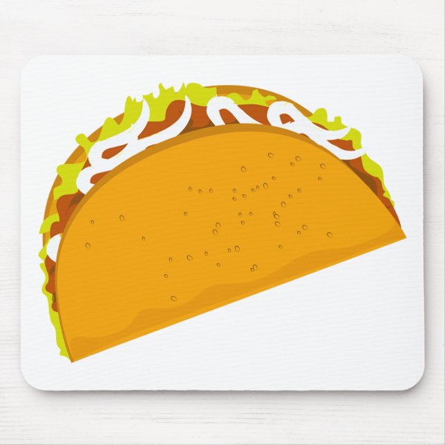 Yummy Taco Mouse Pad (Front)
