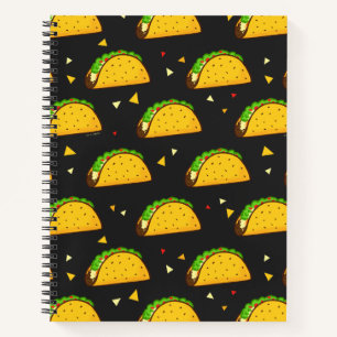 Yummy Taco Pattern Notebook