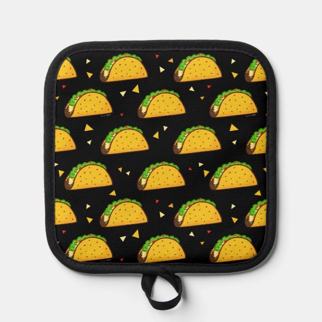 Yummy Taco Pattern Pot Holder (Front)