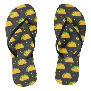 Yummy Taco Pattern Thongs