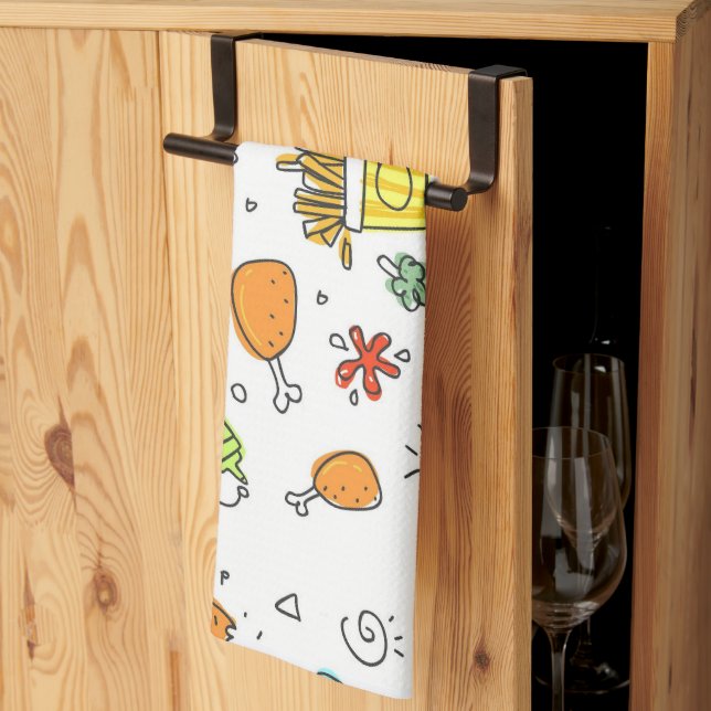 Yummy Tea Towel (Thirds Fold)