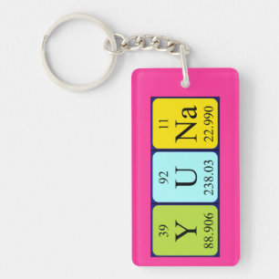 Yuna periodic table name keyring