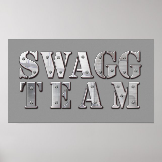 Yung Joc Swagg Team Logo Poster (Front)