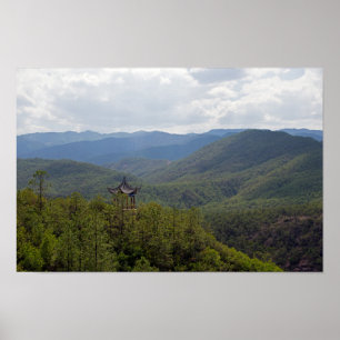 Yunnan Mountains, Shaxi, Yunnan - China Poster
