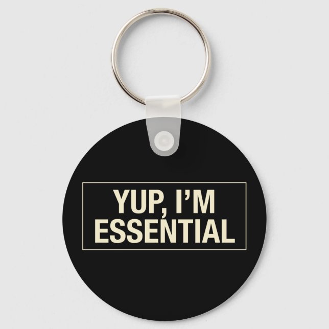 Yup Im Essential Key Ring (Front)