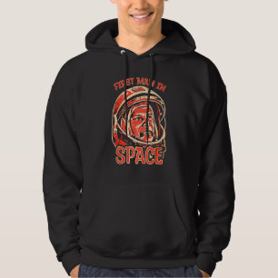 Yuri Gagarin Cosmonaut Astronaut First Space Sovie Hoodie