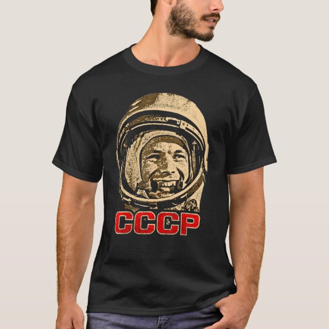 Yuri Gagarin Cosmonaut Astronaut Space Soviet Unio T-Shirt (Front)