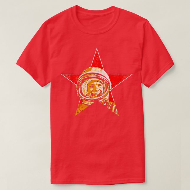 Yuri Gagarin First in Space9 T-Shirt (Design Front)