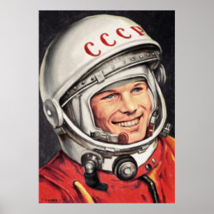 Yuri Gagarin Poster