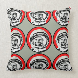 Yuri Gagarin - Soviet Hero & Cosmonaut Cushion