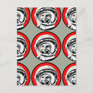 Yuri Gagarin - Soviet Hero & Cosmonaut Postcard