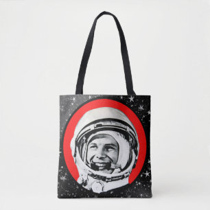 Yuri Gagarin - Soviet Hero & Cosmonaut Tote Bag