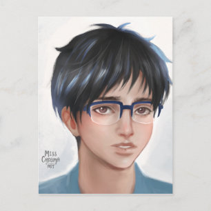Yuri on Ice  Yuuri fanart Postcard