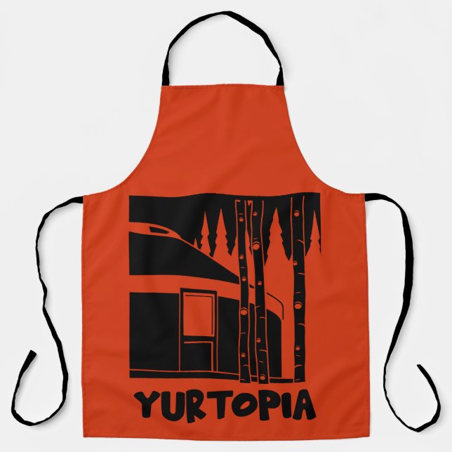 Yurt Life Gifts Apron (Front)