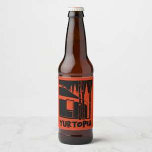 Yurt Life Gifts Beer Bottle Label