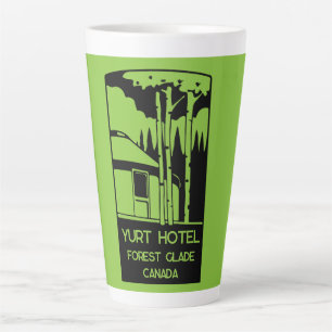 Yurt Living And Vacations Keychain Latte Mug