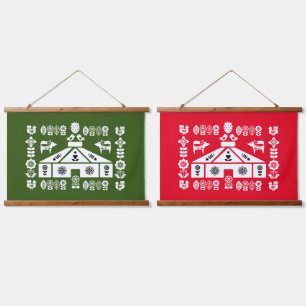 Yurt Living In Nature Hanging Tapestry